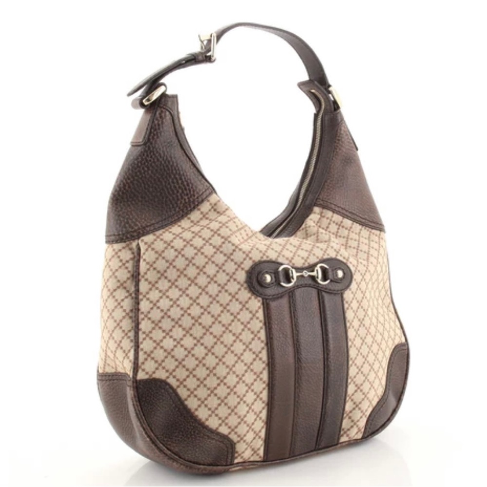🚨🚨 AUTHENTIC Gucci
Catherine Hobo Diamante Canvas and Leather
Medium *Reposhed